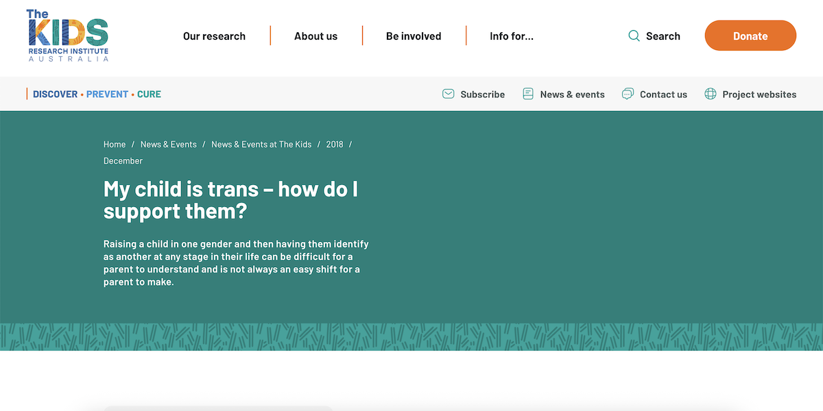 The Kids Research Institute Australia